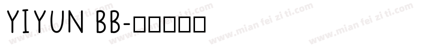 YIYUN BB字体转换